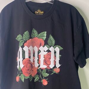 Black Amen Graphic Tee Men’s Size XL - 1129